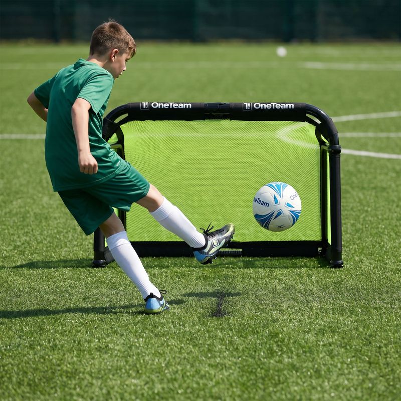 Fußballtor OneTeam SWIFTGOAL 150 x 90 cm foldable black/green 3