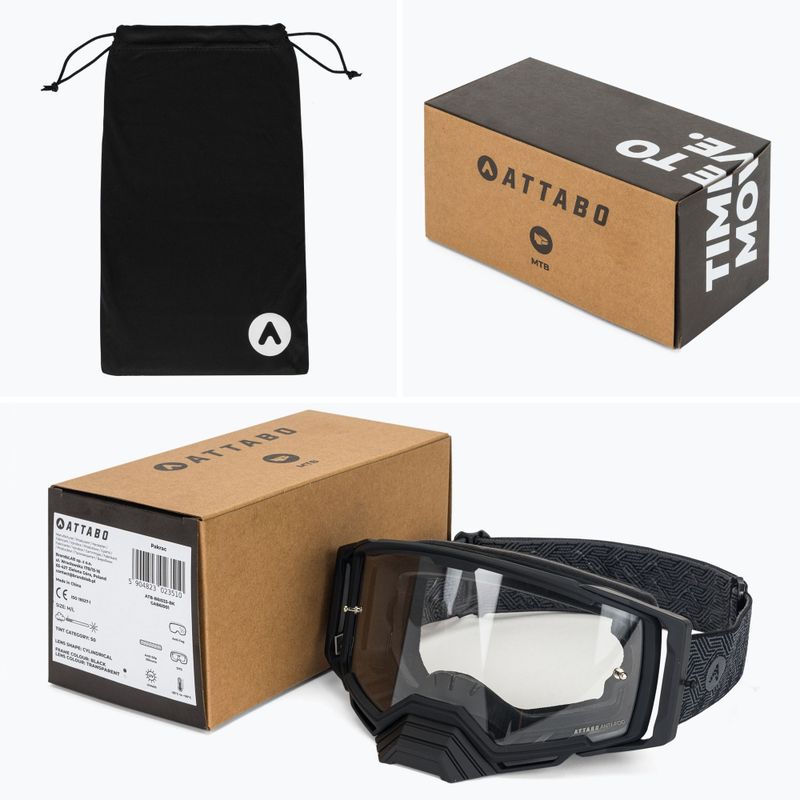 Fahrradbrille ATTABO Pakrac Anti-Fog black 14