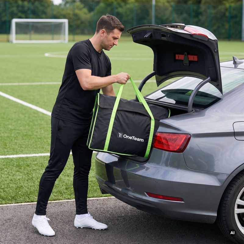 Tragetasche für das Tor OneTeam Swiftgoal 120 x 70 cm black/green 4