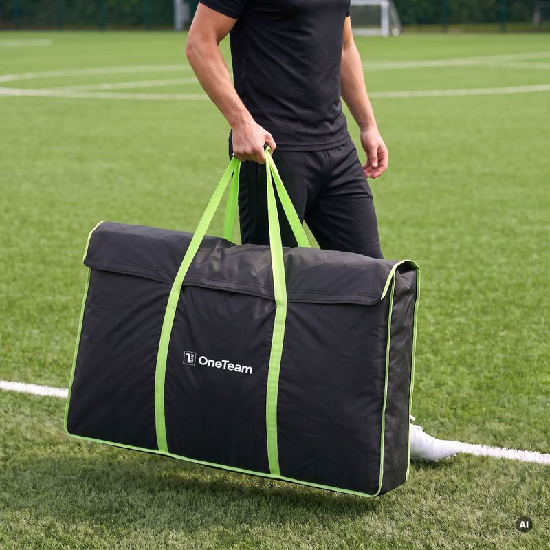 Tragetasche für Tor OneTeam Swiftgoal 150 x 90 cm schwarz/grün 3