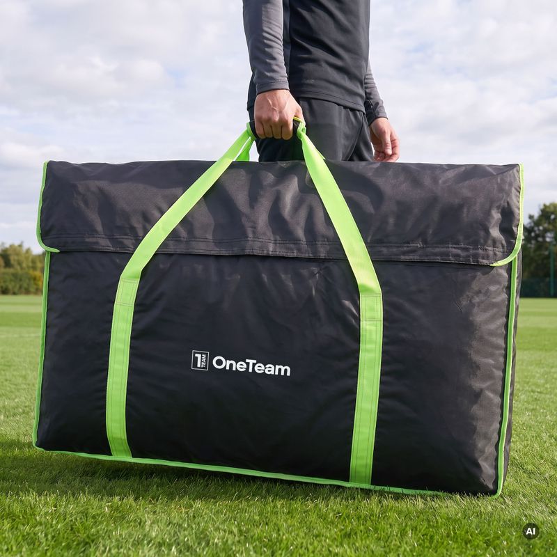 Tragetasche für Tor OneTeam Swiftgoal 180 x 120 cm schwarz/grün 3