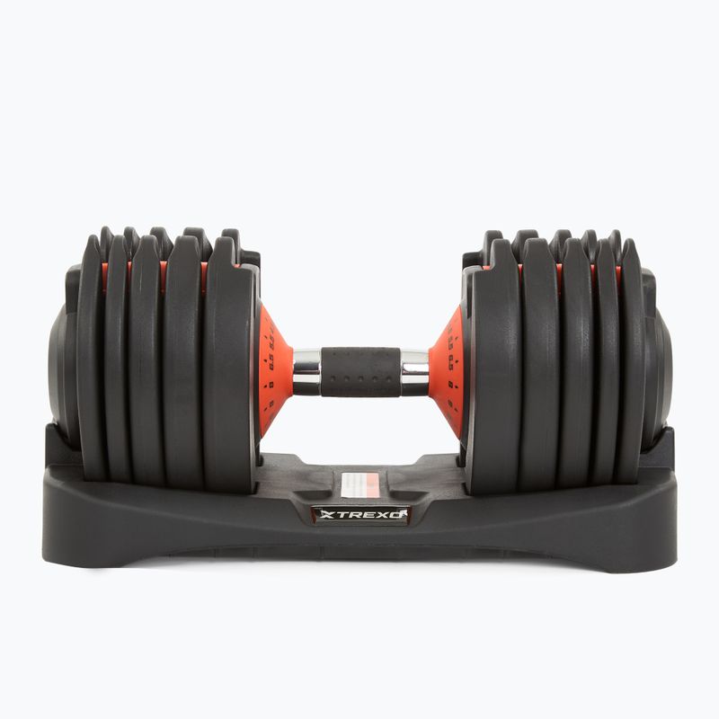Verstellbare Kurzhantel XTREXO 24kg EVO black 4