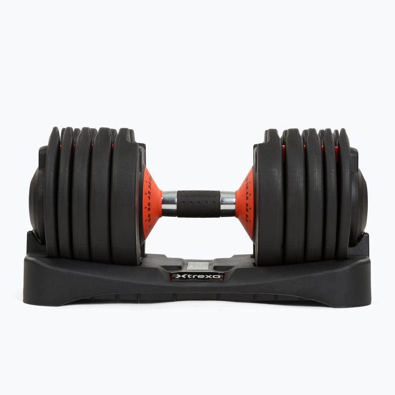 Verstellbare Kurzhantel XTREXO 24kg EVO black 4