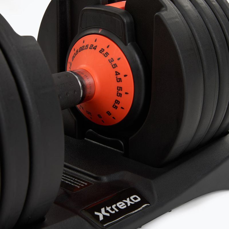 Verstellbare Kurzhantel XTREXO 24kg EVO black 5