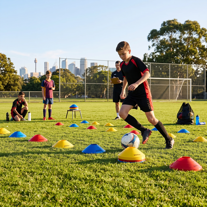 Trainingskegel OneTeam TRFTB01 30 Stück, mehrfarbig 2