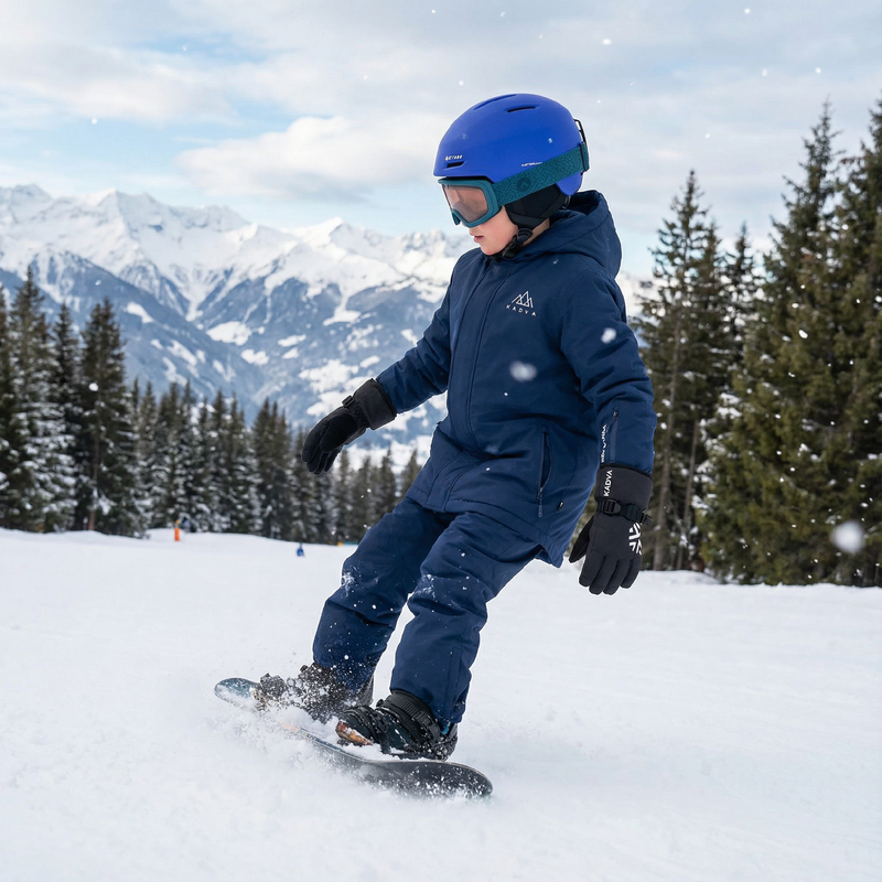 Kinder-Skibrille ATTABO Apik Jr Anti-Fog blue 5