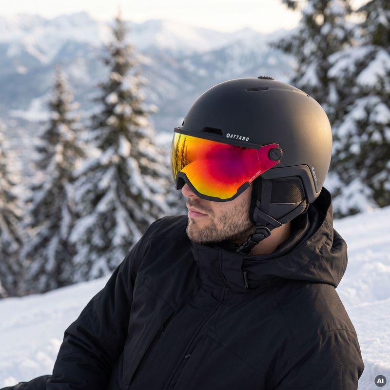 Skihelm ATTABO Avens 2.0 Visor black 6