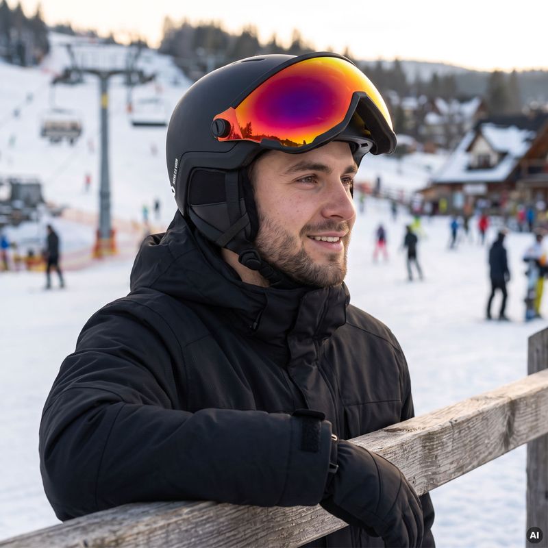 Skihelm ATTABO Avens 2.0 Visor black 8