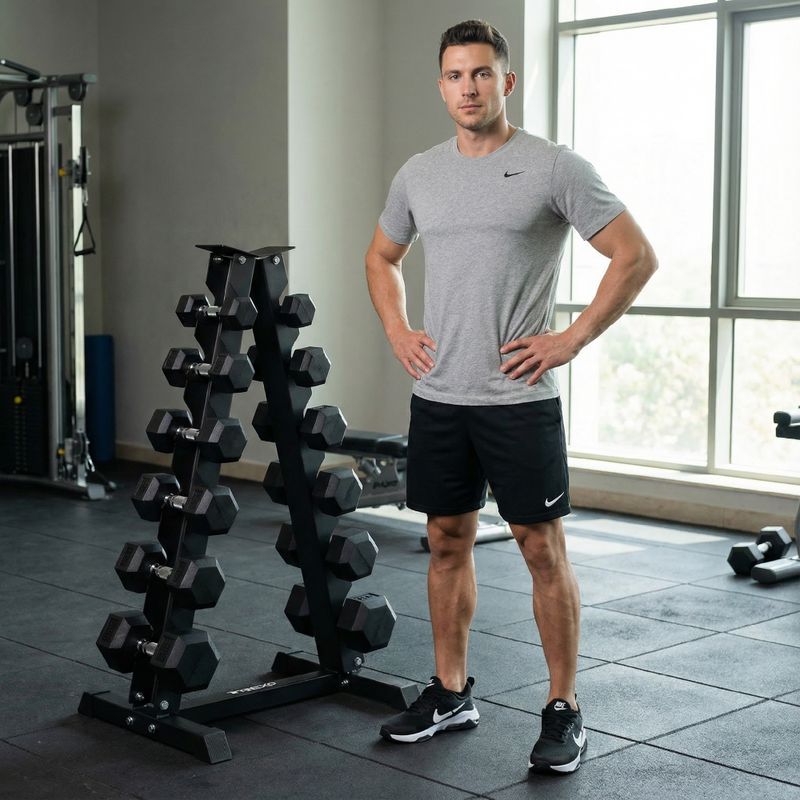 Hantelständer XTREXO black 5