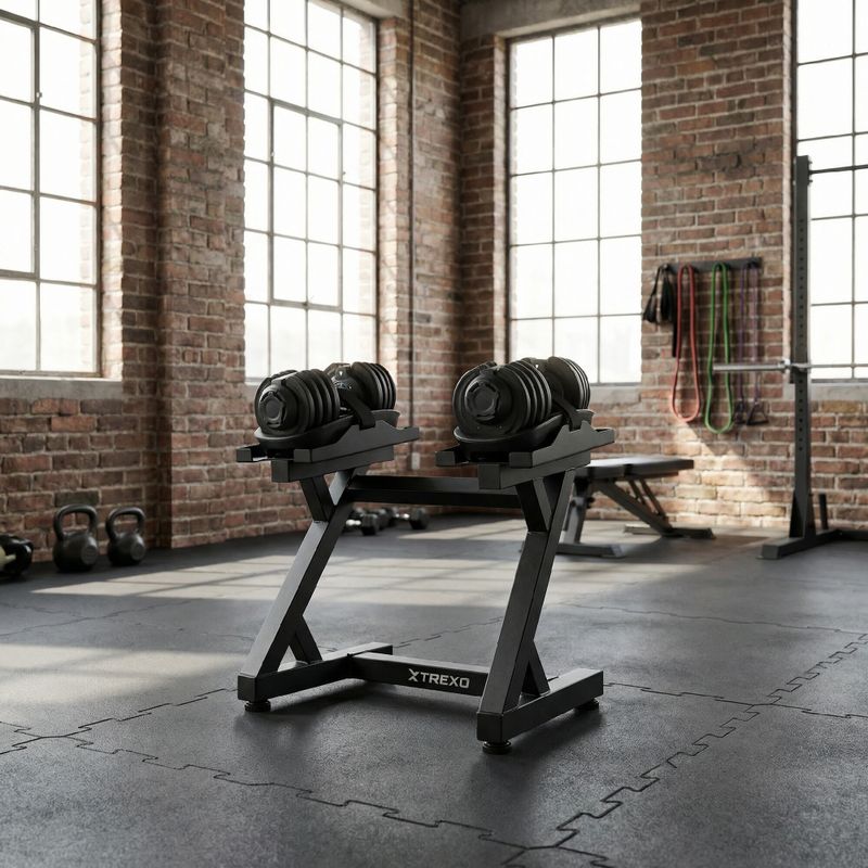 Ständer für verstellbare Hanteln XTREXO black 3