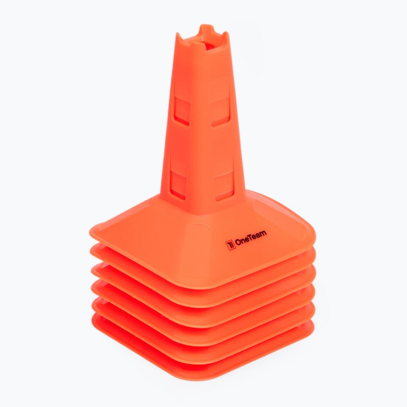 Trainingskegel OneTeam TRFTB03 MD6 6 Stück orange 5