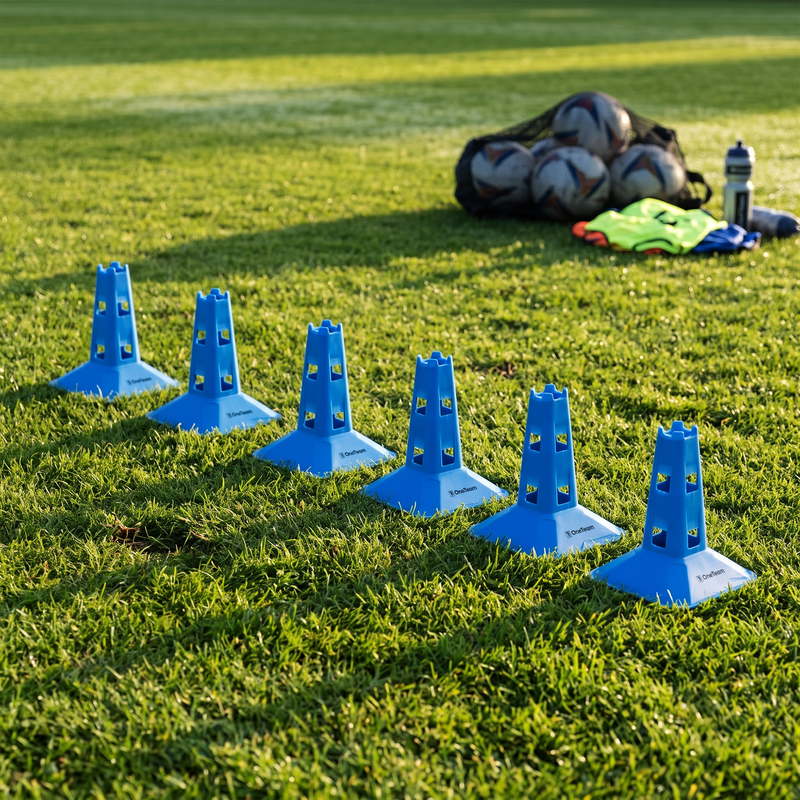 Trainingshütchen OneTeam TRFTB03 MD6 6 Stück blau 4