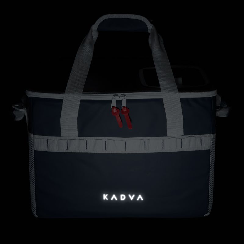 Klappbarer KADVA Campingkühlschrank in Tasche Picnicer 30 l marineblau 8