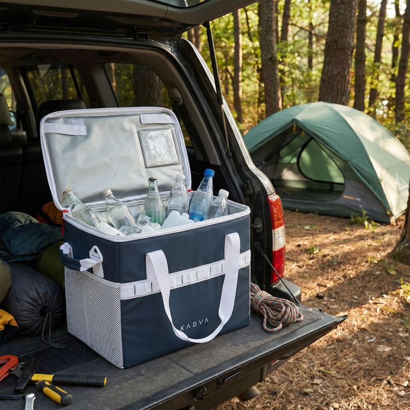 Camping-Kühlbox KADVA foldable into Picnicer 30 l navy blue 12