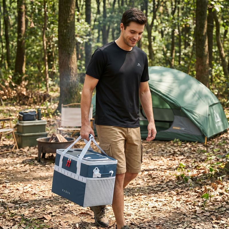 Camping-Kühlbox KADVA foldable into Picnicer 30 l navy blue 15