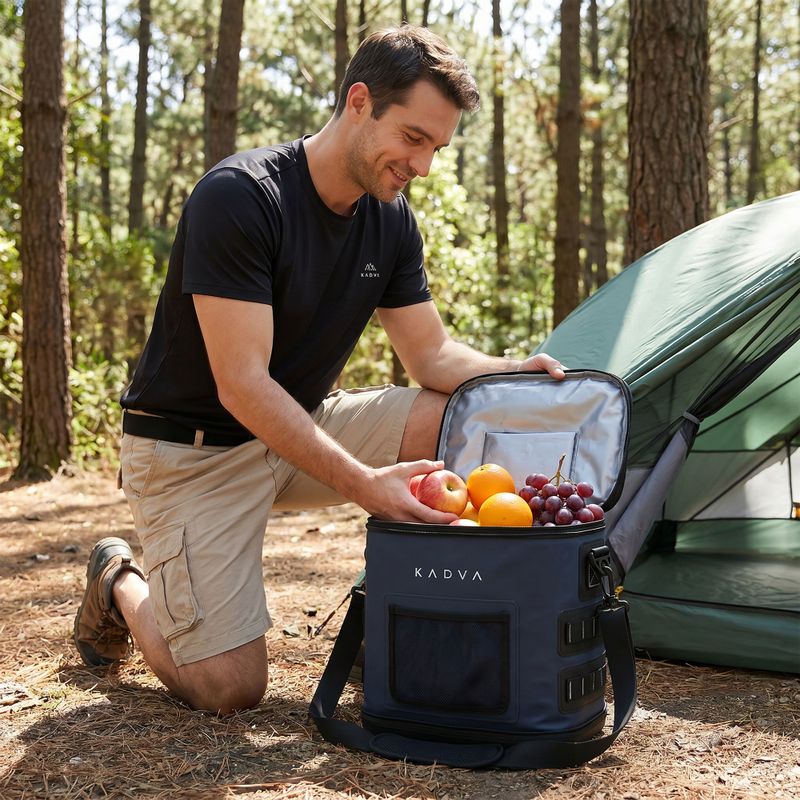 Camping-Kühlbox KADVA flat Reducer 17 l navy blue 11