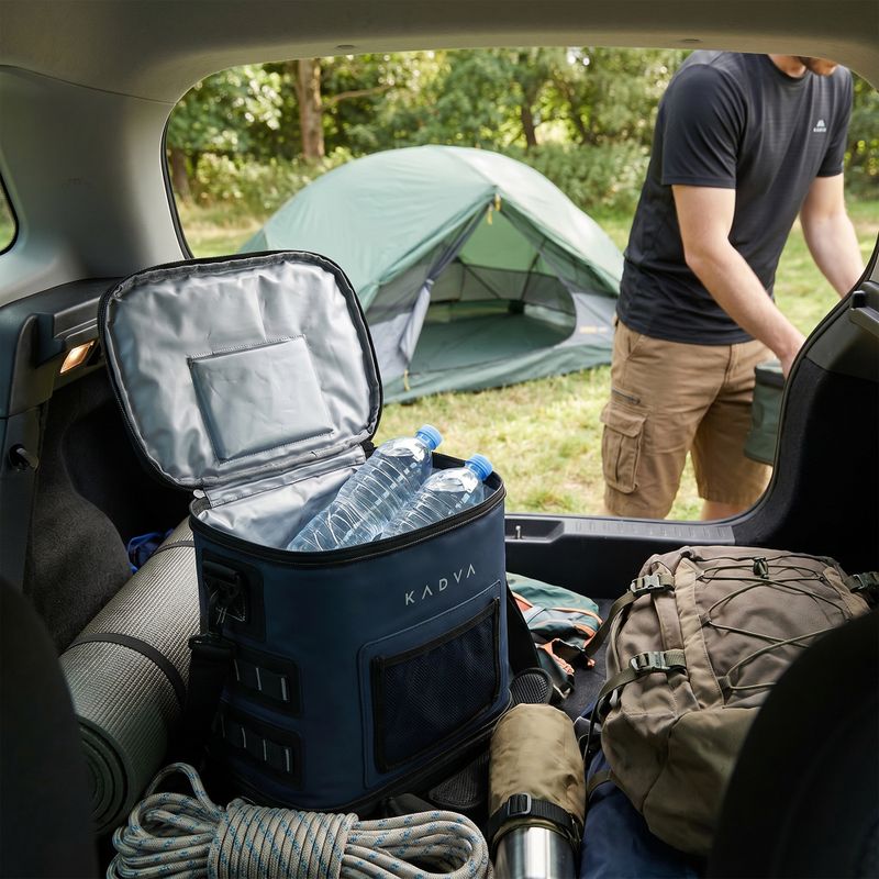 Camping-Kühlbox KADVA flat Reducer layup 12 l navy blue 13