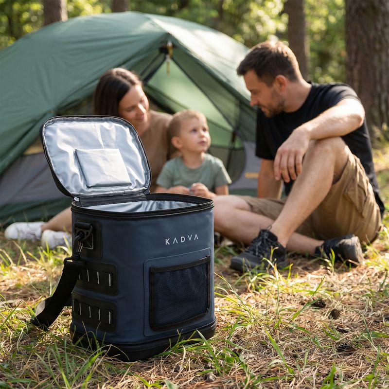 Camping-Kühlbox KADVA flat Reducer layup 12 l navy blue 14