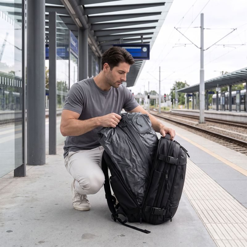 Vakuumrucksack KADVA ARTravel 30 l schwarz 2