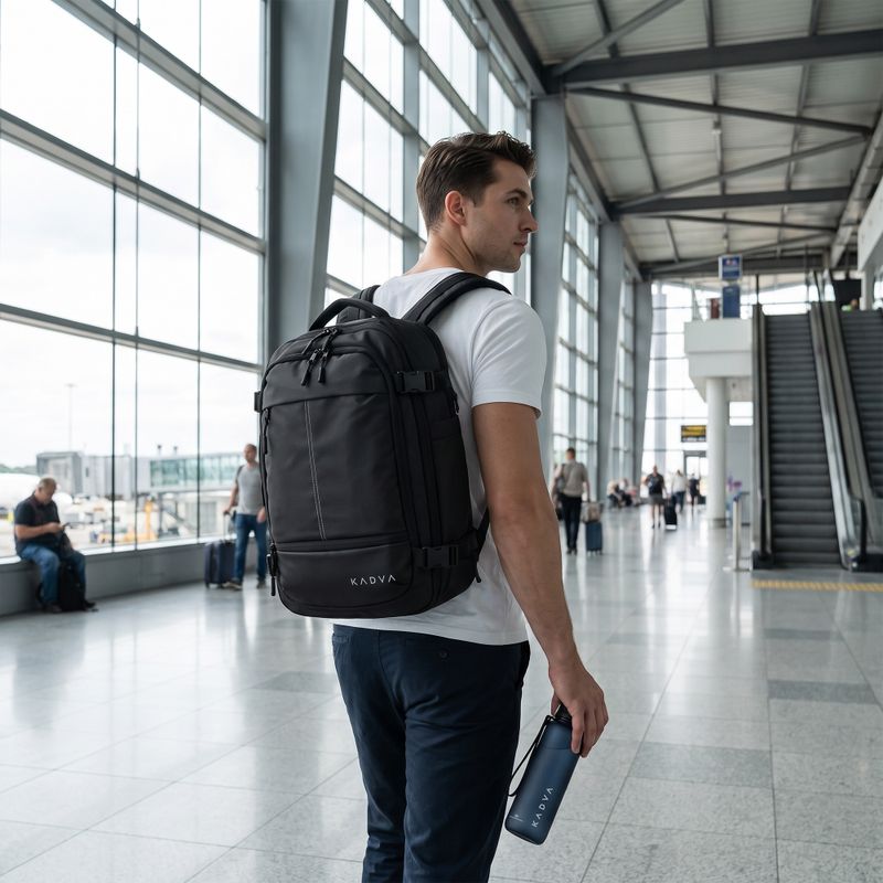 Kabinen-Vakuumrucksack KADVA ARTravel 22 l schwarz 4