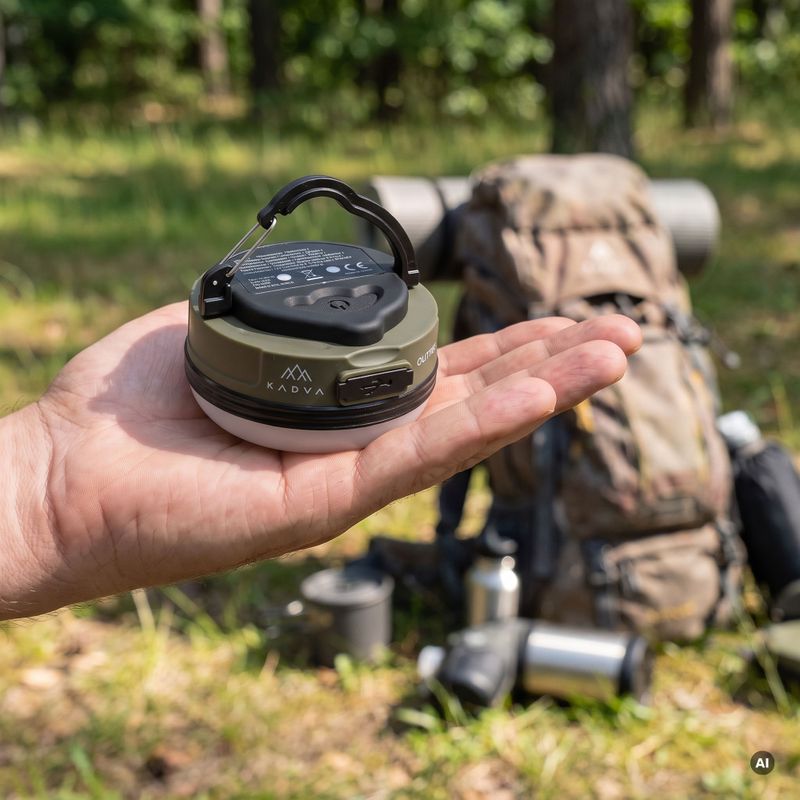 Campinglampe KADVA Suno grün 5