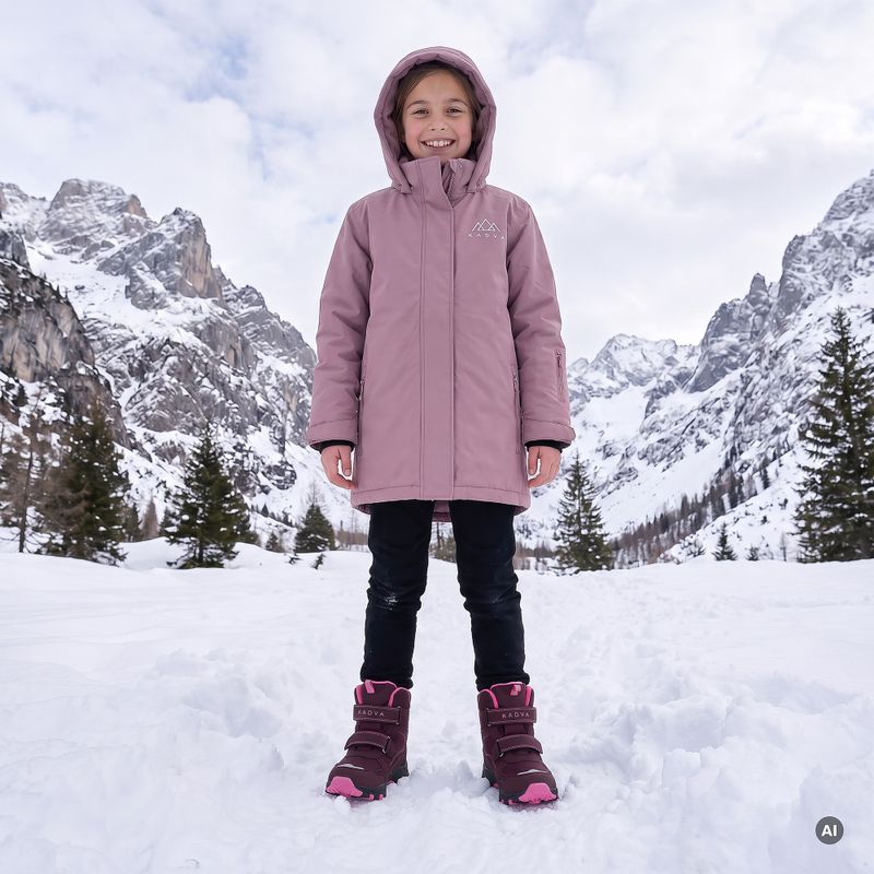 Kinder-Winterstiefel KADVA Snowey Mid WP rosa 7