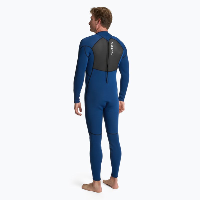 Herren-Neoprenanzug AQUASTIC aus 3/2 mm Neopren WAVEY 3/2 navy blue 3
