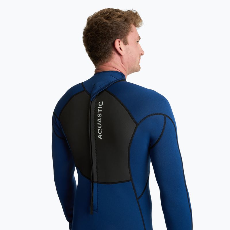 Herren-Neoprenanzug AQUASTIC aus 3/2 mm Neopren WAVEY 3/2 navy blue 9