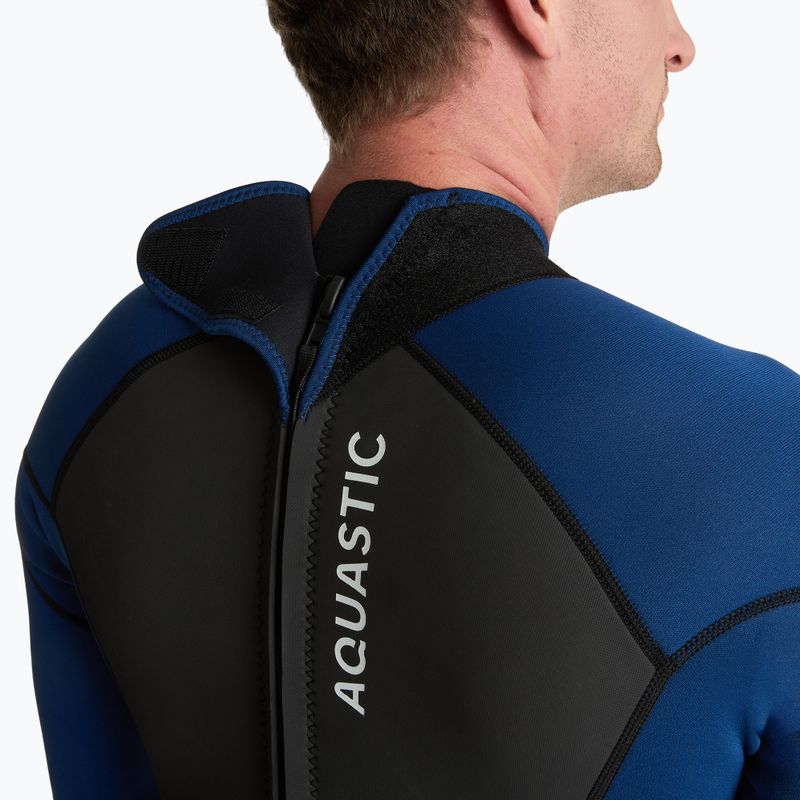 Herren-Neoprenanzug AQUASTIC aus 3/2 mm Neopren WAVEY 3/2 navy blue 10