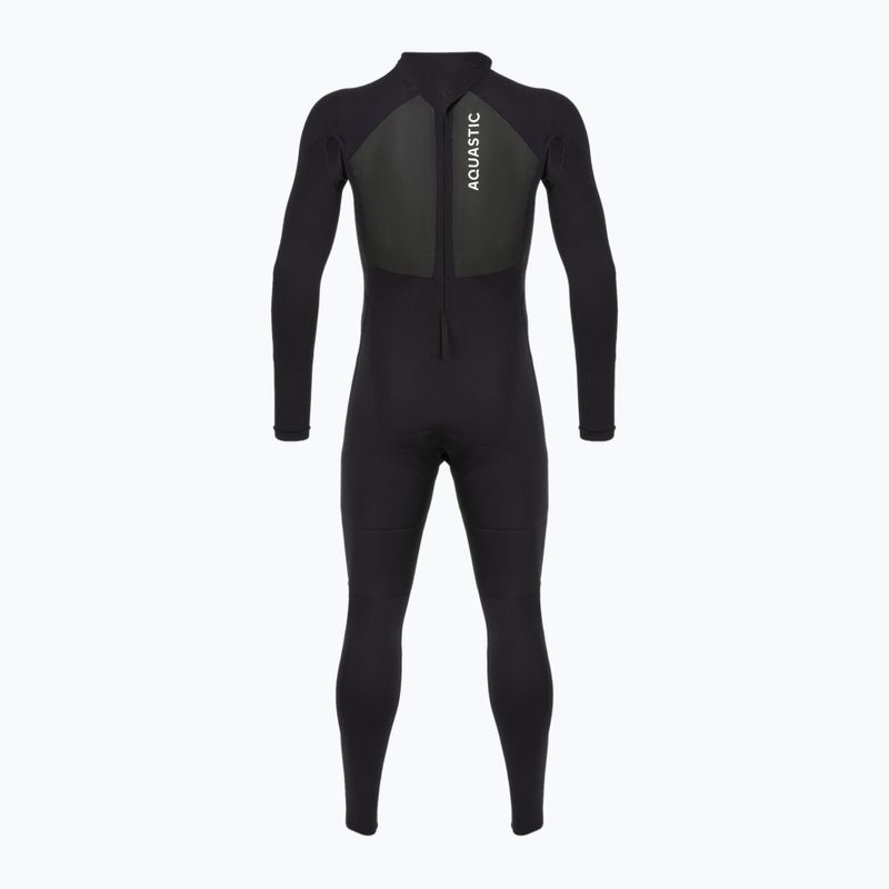 Herren-Neoprenanzug AQUASTIC aus 4/3 mm Neopren WAVEY black 11