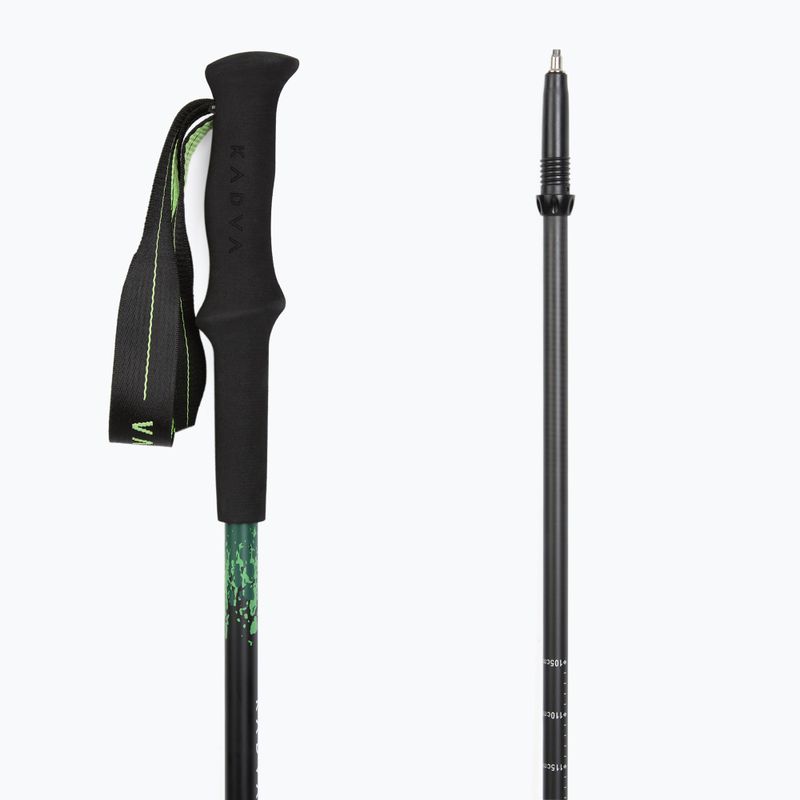 Trekkingstöcke KADVA Torre adjustable carbon green 3