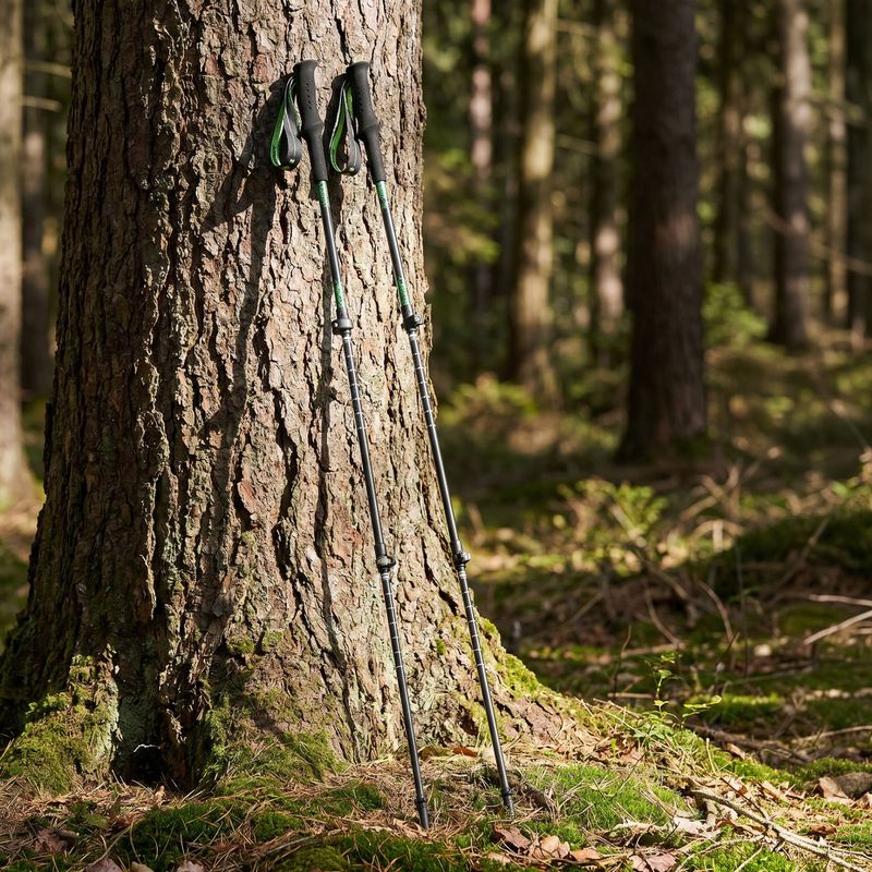 Trekkingstöcke KADVA Torre adjustable carbon green 9