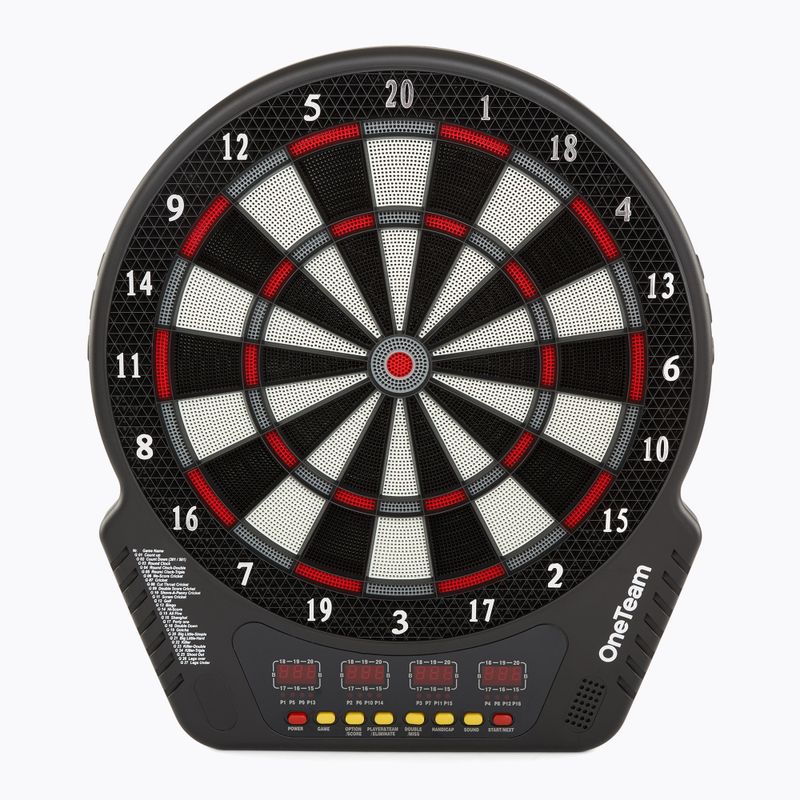 ONETEAM TargetJoy elektronische Dartscheibe grau 2