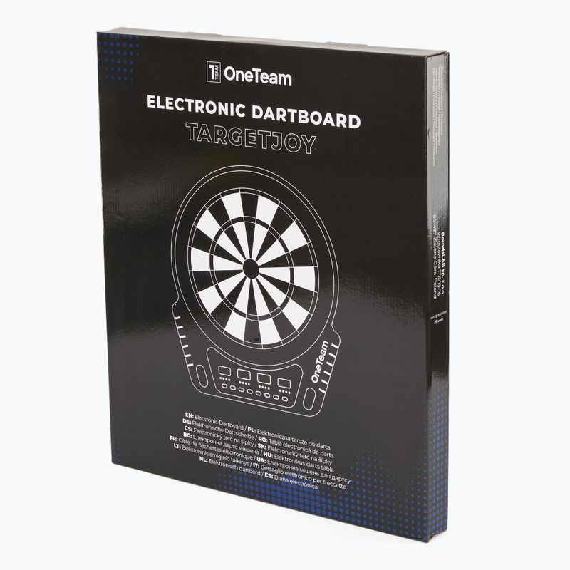 ONETEAM TargetJoy elektronische Dartscheibe grau 9