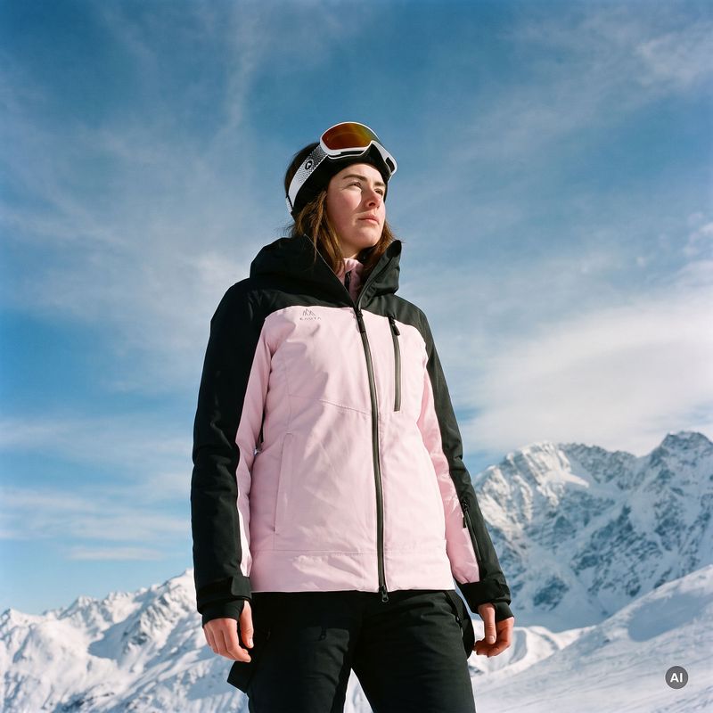 Damen Skijacke KADVA Skivra WMNS WP 8K/5K rosa 7