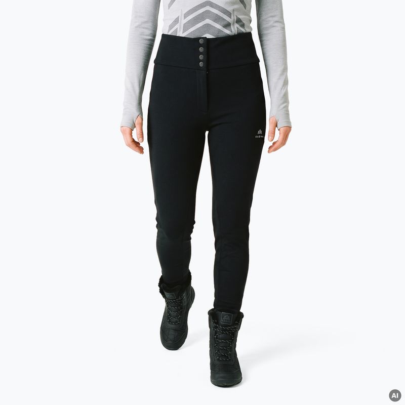 Damen Skihose KADVA Nora WMNS WP 5K/3K SOFTSHELL schwarz 2
