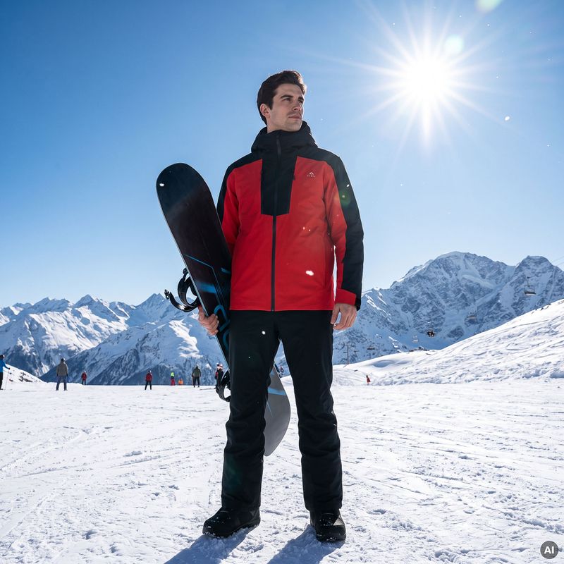 Herren-Skijacke KADVA Velar WP 10K/8K schwarz 6