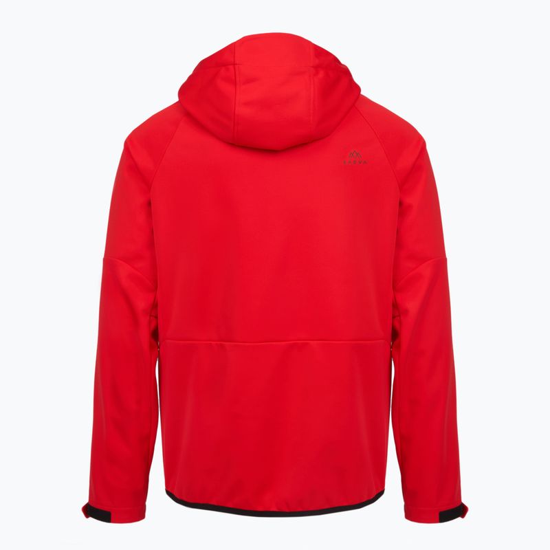 Herren-Trekking-Sweatshirt KADVA Arix WP 5K/3K Softshell-Hybrid Rot 2