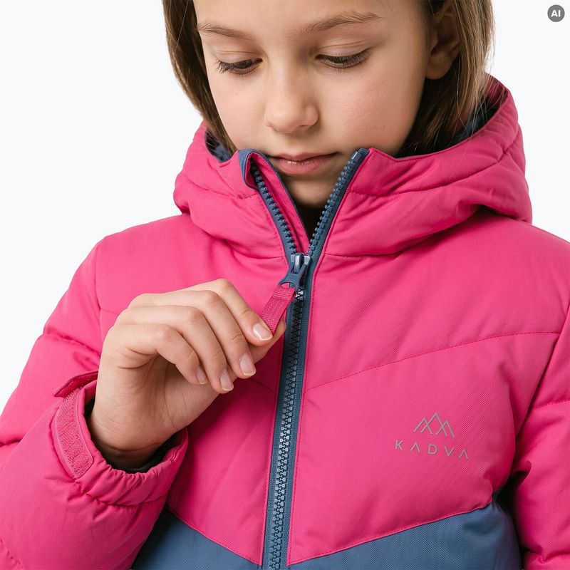 Kinder gefütterte Jacke Kadva Zippi KDG WP 5K/3K rosa 3