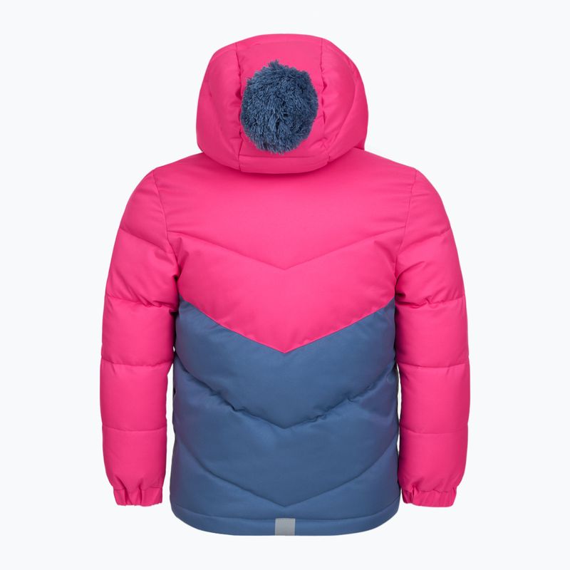 Kinder gefütterte Jacke Kadva Zippi KDG WP 5K/3K rosa 2