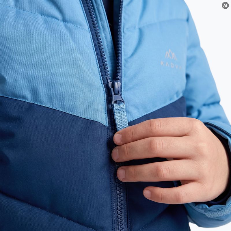Kinder gefütterte Jacke Kadva Zippi KDG WP 5K/3K blau 3