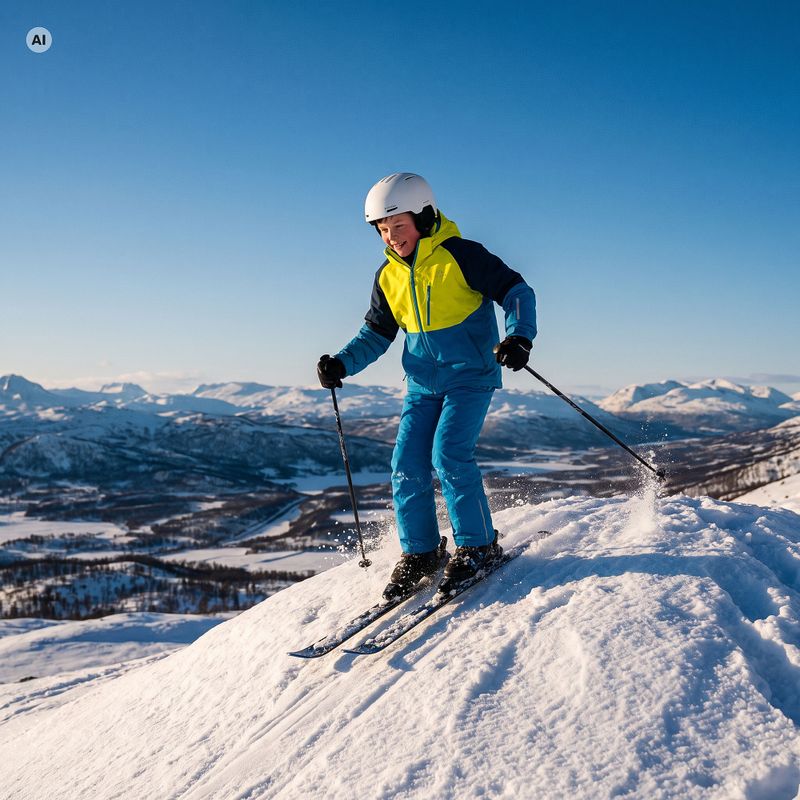 Kinder-Skiset KADVA Blizzy JR in Marineblau 5