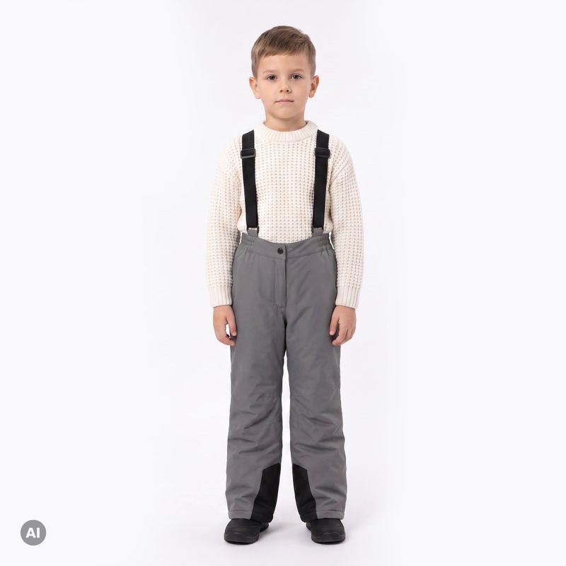 Kinder-Skihose KADVA Moky JR WP 8K/5K Silber