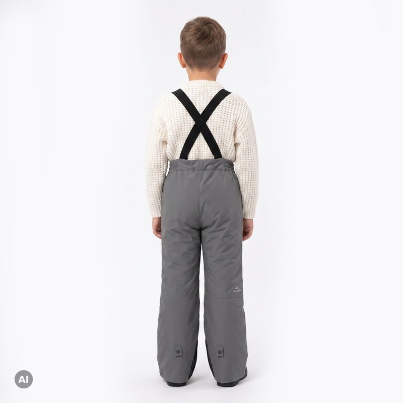 Kinder-Skihose KADVA Moky JR WP 8K/5K Silber 2