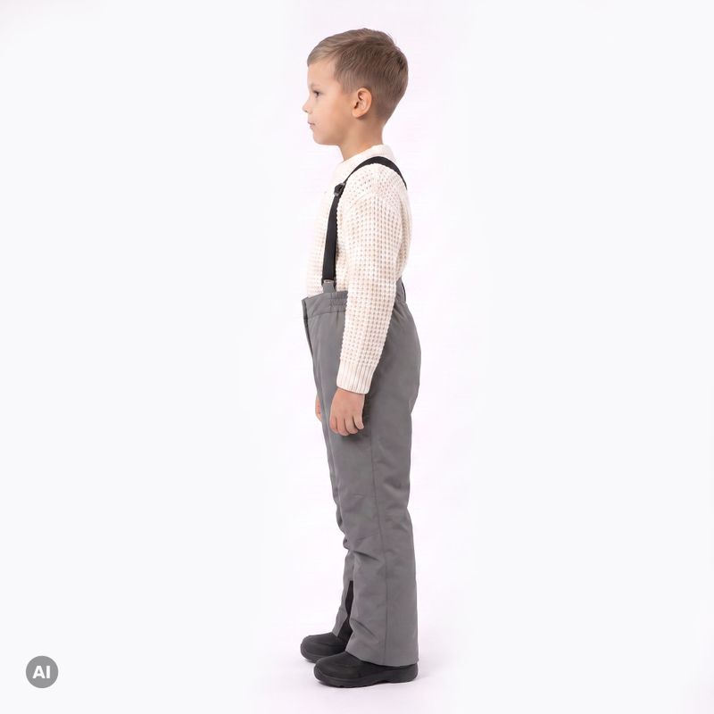 Kinder-Skihose KADVA Moky JR WP 8K/5K Silber 3