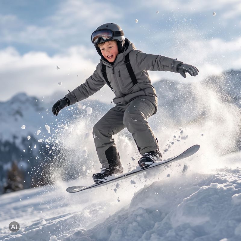 Kinder-Skihose KADVA Moky JR WP 8K/5K Silber 6