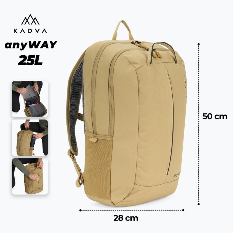 Tourenrucksack KADVA anyWAY 25 l sandfarben 2