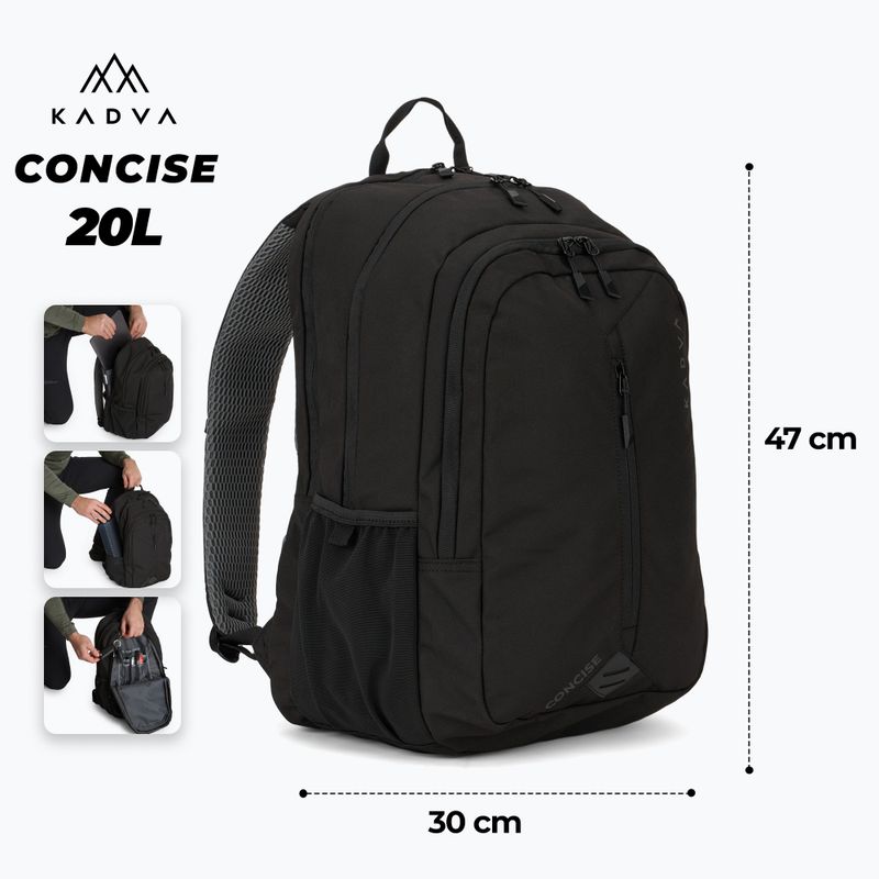 Kadva Concise 20 l Wanderrucksack black 2