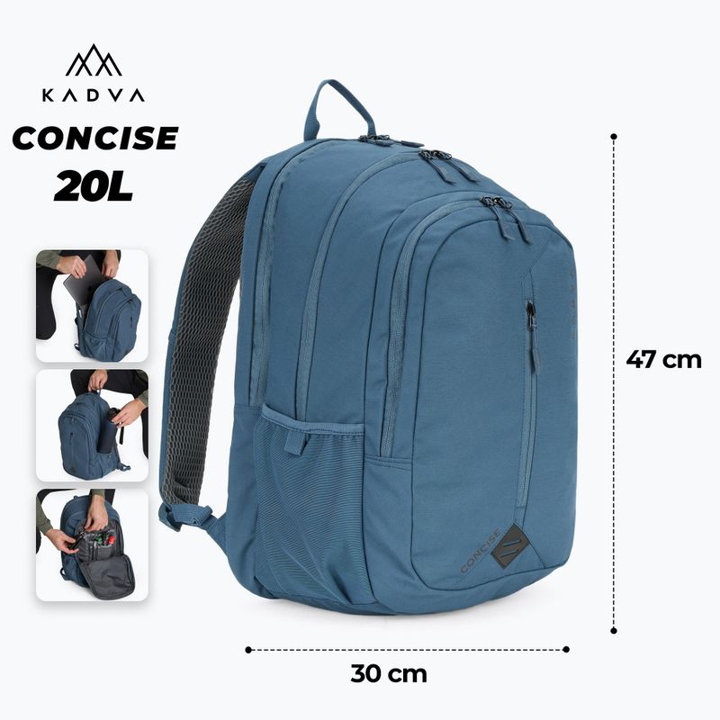 Kadva Concise 20 l Wanderrucksack navy 2
