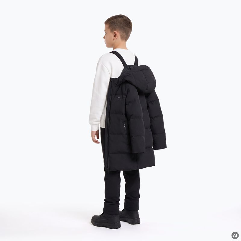 Kinderwattierter Mantel KADVA Ravi ECO schwarz 3